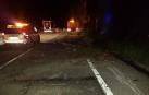 Un desprendimiento en la carretera corta la N-121-A en Igantzi