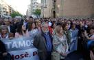 Víctimas del terrorismo, partidos y ciudadanos apoyan en Pamplona a los guardias civiles de Alsasua