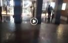 La tormenta anega el Hospital de Cruces de Bilbao