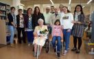 Homenaje a la lectora cascantina más veterana