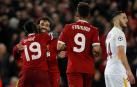 El Liverpool se acerca a la final tras golear al Roma