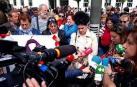 Vídeo: lectura de un manifiesto en la concentración frente al Palacio de Justicia de Navarra minutos antes de la lectura del fallo