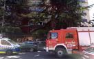 Una trasladada por un incendio en Ermitagaña (Pamplona)