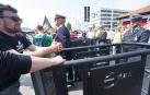 Protestas contra los nuevos accesos restrictivos  en Venecia