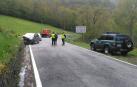 Un hombre y una mujer, heridos en un accidente de tráfico en Orbara