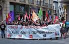 CGT, CNT, ESK, SOLIDARI y STEILAS piden en Pamplona repartir trabajo y riqueza