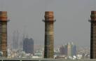 Vista de la contaminación en Barcelona.