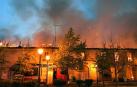 Un incendio en el Palacio de Osuna de Aranjuez colapsa el edificio