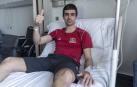 Asier Agirre, del podio del Parejas de Promoción a pelear contra una bacteria