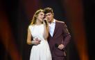 Amaia Romero y Alfred García visitan Lisboa antes del primer ensayo en el estadio Altice Arena, donde se celebrará el festival de Eurovisión