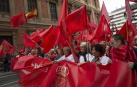 Participantes en la concentración del sábado 3 de junio en Pamplona.