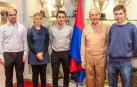 Los miembros de la comisión de control económico: José Julián Álava (nombrado por el Gobierno),  Nati Díaz, Gorka Azpíroz, Joaquín Canalejo y Juan Mari Erice.