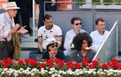 Rojillos en la Caja Mágica viendo el Mutua Madrid Open