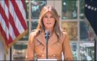 Cercanía entre Trump y su esposa