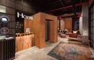 Instalaciones del hostel en el antiguo edificio de Unzu