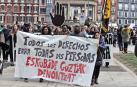Una manifestación contra el racismo recorre las calles de Pamplona