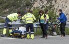 Tres ciclistas heridos, dos de ellos graves, en la Half Triatlon de Pamplona