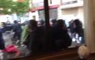 Enfrentamiento entre los ultras de Osasuna y Real Oviedo