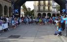 Familias y niños se dieron cita en una soleada mañana para realizar una carrera solidaria por el autismo