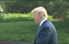 Melania es ingresada por un problema de riñón y Trump acude a visitarla