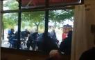 Batalla campal entre ultras de Osasuna y del Oviedo