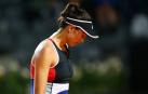 Muguruza cae en su estreno en Roma con nocturnidad y alevosía