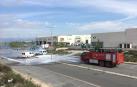 El Aeropuerto de Pamplona ha sido escenario este jueves de un simulacro de accidente