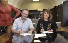 Firmado el convenio entre Ayuntamiento e INTIA por el proyecto de alimentación 'De aquí'