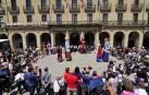 Presentados dos nuevos gigantes en el Día del Euskera de Tafalla