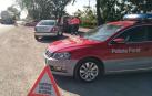 Imagen del control de la Policía Foral en Valtierra.