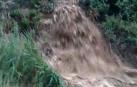 Torrente de agua en la Peña de Azagra