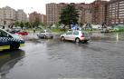 Una célula tormentosa se sitúa sobre Navarra y causa numerosas incidencias
