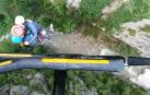 Rescatadas once personas atrapadas en una cavidad del barranco de la Foz de Fago