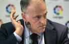 Tebas: "No pinta mal jugar algún partido de Liga fuera de España"