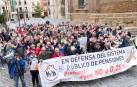 Más de 200 personas exigen 'pensiones dignas' en Tudela