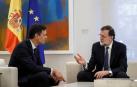 Rajoy y Sánchez pactan una respuesta "proporcional" ante el posible desafío catalán