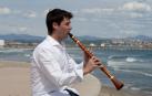 Álvaro Iborra, con el clarinete desde Tafalla a Corea