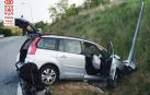 Seis heridos, dos de ellos niños, en un accidente de tráfico en Puente la Reina