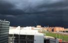 Imágenes de las fuertes tormentas de este jueves en gran parte de Navarra.