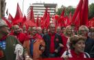 Participantes en la concentración del sábado 3 de junio en Pamplona.