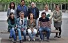 De pie, Irene Latasa y Mikel Oteiza (Villava), Alfredo Arruiz (Huarte), Elena Vizcay (Nuevo Futuro) e Idoia de Carlos (Huarte). Sentados, los técnicos Iratxe Guerra y Jon Etxeberria (Nuevo Futuro), Itziar Areta (Huarte) y Joseba Amigorena (Villava).