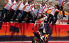 Márquez suma su primer triunfo del año y deja claro quién manda