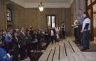 Recepción en Pamplona a los participantes del 'Camina por la diabetes a Santiago'