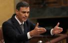 Sánchez: "Esta moción se acaba ahora si quiere. ¿Está dispuesto a dimitir?"
