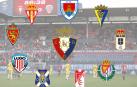 INTERACTIVO | Los rivales de Osasuna para el 'play-off'