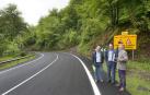 Ayerdi visita la carretera de Belate, renovada ante el próximo cierre de los túneles