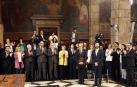 La toma de posesión del Govern empieza con aplausos y al grito de 'Libertad'