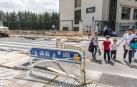 Quejas por los dos meses de obras en la puerta del colegio Larraona
