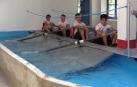 El equipo de remo del Club Náutico diseña un foso entrenar