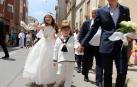 En Estella, la devoción se expresó con una alfombra floral inspirada en un diseño de Jesús María Ayúcar
